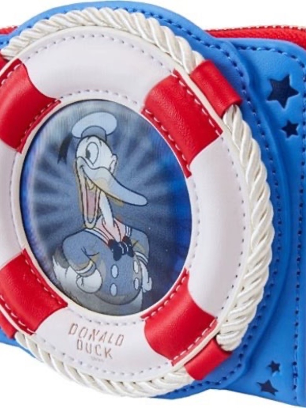 Donald Duck 90th Anniversary Lenticular Zip-Around Wallet by Loungefly - Picture 2 of 3